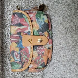 Dooney and Bourke snap pouch with d ring